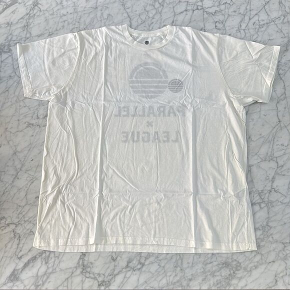 NIB Parallel x League- White Tee Size XL Mens - Picture 2 of 8